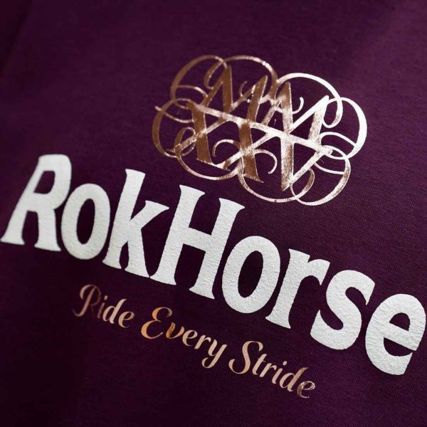 Wine and Rose Cropped Hoodie