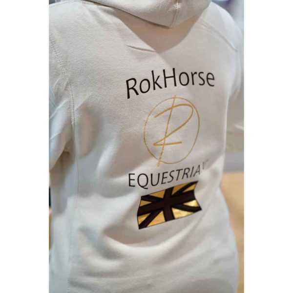 Cream Cross neck Hoodie