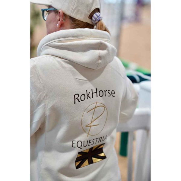 Cream Cross neck Hoodie